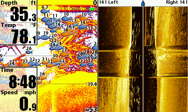 Технология Fish ID в эхолотах Humminbird